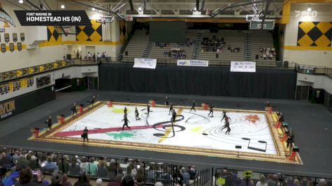Homestead HS (IN) "Fort wayne IN" at 2026 WGI Guard Avon Regional+