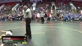 49 lbs Round 1 (4 Team) - Camden Place, Clarkston vs Levi DeVine, Brighton Orange