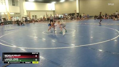 144 lbs Round 6 (10 Team) - Landon Lewis, Celtic Wrestling Club vs Nicholas Kelley, Straw Hats