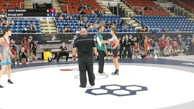 113 lbs Cons. Rd Of 64 - Cody Bakhsh, Delaware vs Dylan Hutt, Iowa