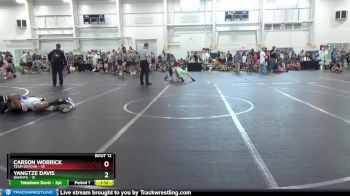 130 lbs Round 3 (10 Team) - Carson Worrick, Team Gotcha vs Yangtze Davis, Bandits
