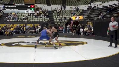 157 lbs Quarterfinal - Isaac Ruble, Purdue vs Cael Swensen, South Dakota State