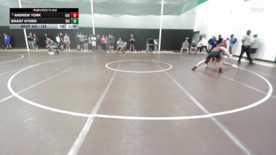 132 lbs Champ. Round 3 - Brady Hyder, Richmond vs Andrew York, Ozark