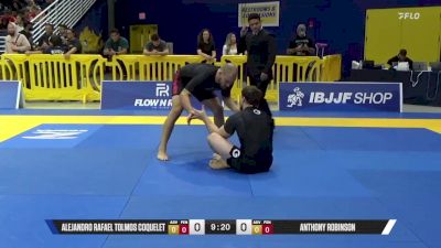 Anthony Robinson vs Alejandro Rafael Tolmos Coquelet 2025 Pan IBJJF Jiu-Jitsu No-Gi Championship