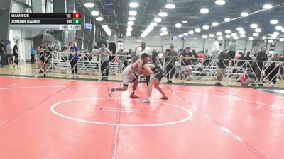 132 lbs Rr Rnd 1 - Liam Soe, The Mailmen - HSB vs Jordan Gamez, St Paris Graham - HSB