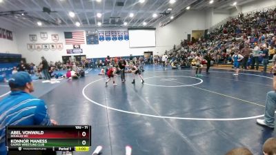 71 lbs 5th Place Match - Konnor Maness, Casper Wrestling Club vs Abel VonWald, Douglas WC