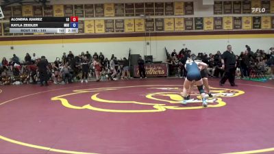 145 lbs Cons. Round 3 - Alondra Juarez, Lassen vs Kayla Zeidler, Menlo NCWA