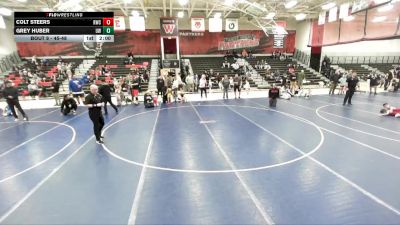 45-48 lbs Round 2 - Colt Steers, Roy Wrestling Club vs Grey Huber, Uintah Wrestling