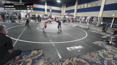 215 lbs 3rd Place - Levi Means, Yucaipa Thunder WC vs Kaden Cryer, Reverence Grappling