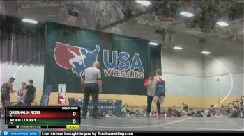 195 lbs 1st Place Match - Dreshaun Ross, IA vs Aiden Cooley, TX