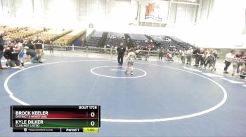 101 lbs Round 4 - Brock Keeler, District 3 Wrestling vs Kyle Dilker, Club Not Listed