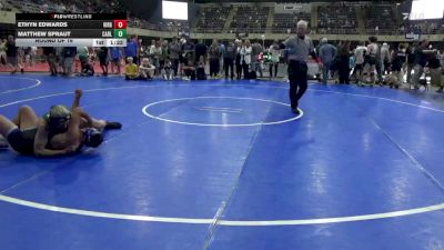 171 lbs Round Of 16 - Ethyn Edwards, Virginia Beach vs Matthew Spraut, Carlisle