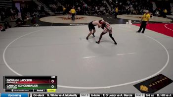 285 lbs 13th Place Match - Giovanni Jackson, Farmington vs Carson Schoenbauer, Scott West