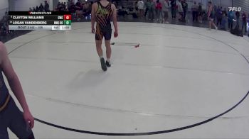 155 lbs Cons. Round 1 - Logan Vandenberg, Monarch Wrestling Club - David City vs Clayton Williams, Concordia Wrestling Club