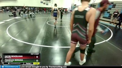 158-158 lbs Round 4 - Finnegan Berning, Fort Collins vs Jacob Renzelman, Berthoud