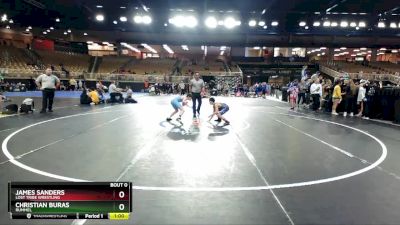 102 lbs Cons. Round 3 - Christian Buras, Rummel vs James Sanders, Lost Tribe Wrestling