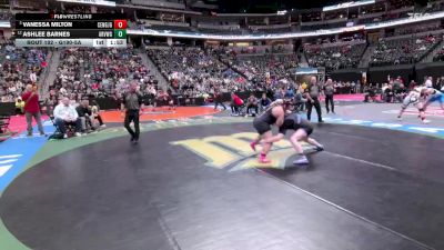 G190-5A Champ. Round 1 - Ashlee Barnes, Arvada West Girls vs Vanessa Milton, Central-GJ Girls