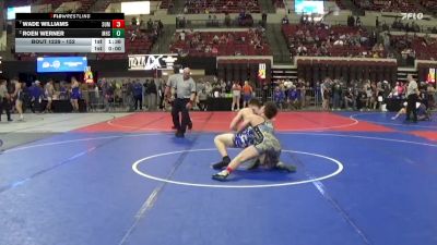 152 lbs Quarterfinal - Wade Williams, Upper Valley Aces vs Roen Werner, Minot High School