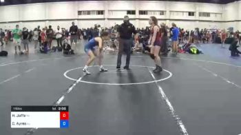 115 lbs Consolation - Haylie Jaffe, PA vs Chloe Ayres, NJ