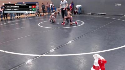 105 lbs Cons. Semi - Emmett Pratt, Small Town Grims vs Alijah Valerio, Cougar Wrestling Club