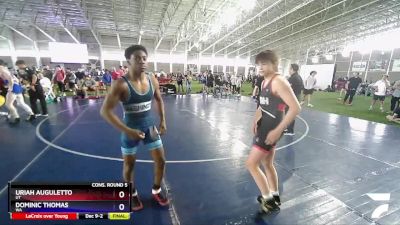 126 lbs Cons. Round 5 - Uriah Auguletto, UT vs Dominic Thomas, WA