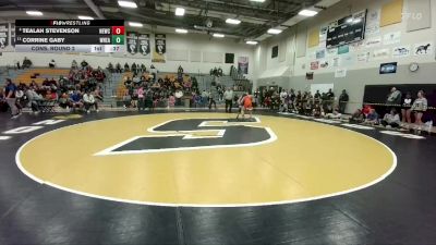 125 lbs Cons. Round 2 - Corrine Gaby, Wheatland vs Tealah Stevenson, Newcastle