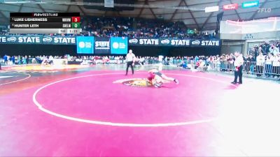 Boys 3A 175 lbs Semifinal - Luke Lisherness, White River vs Hunter Leth, Shelton