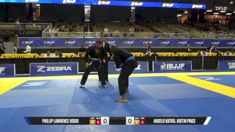 Angelo Katrel Justin Price vs Phillip Lawrence Bossi 2026 Pan Jiu Jitsu IBJJF Championship