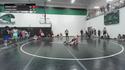 106 lbs Cons. Round 4 - Joshua Laney, Ozark High School vs Laydon Knox, Open Mats