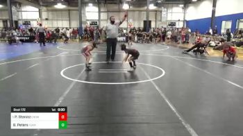 54 lbs Consi Of 4 - Parker Stanisz, Crown Point Bulldog Premier vs Brody Peters, Team Porcelli