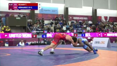 57 kg Semifinal - Thomas Gilman, USA vs Santiago Hernandez, CUB