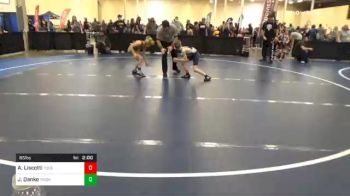 65 lbs Semifinal - Antonio Liscotti, Yough vs James Danko, Thomas Jefferson