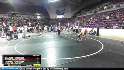 72-74 lbs Round 2 - Charles Haugland, Pikes Peak Warriors Wrestling vs Horacio Plasencia, La Gente Wrestling Club