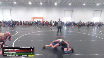 75 lbs Cons. Round 2 - Aaron Search, Eastside Youth Wrestling vs Cannon McGinnes, Cobra Wrestling Club