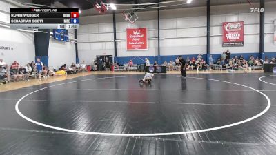75 lbs Ronin Webber, Ohio Grey vs Sebastian Scott, Michigan Red