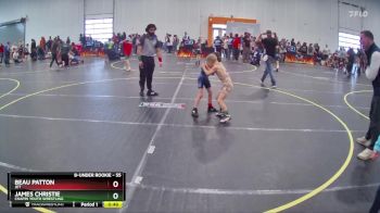 55 lbs Quarterfinal - James Christie, Chapin Youth Wrestling vs Beau Patton, JET