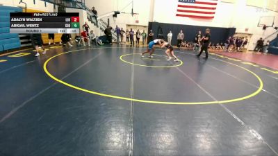 108-113 lbs Round 1 - Wynifred Ysebaert, Worland Middle School vs Treleah Two Two, Lovell Middle School