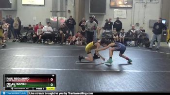 76 lbs Round 2 - Myles Hoover, Quest vs Paul Regalbuto, NOVA Wrestling Club