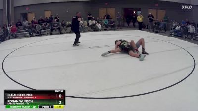 193 lbs Round 7 (8 Team) - Ronan Wunsch, Kansas Pythons vs Elijah Schunke, South Dakota Lightning