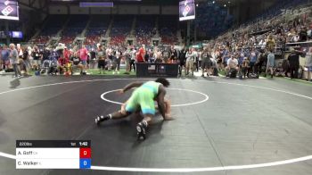 220 lbs Rnd Of 64 - Asa Goff, California vs Charles Walker, Illinois