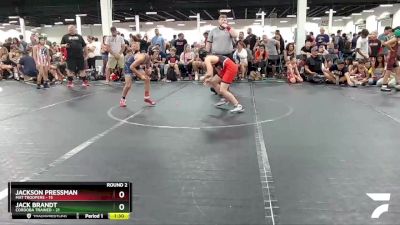 80 lbs Round 2 (4 Team) - Jackson Pressman, Mat Troopers vs Jack Brandt, Cordoba Trained