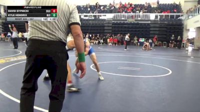 157 lbs Cons. Round 2 - David Sypnicki, Santa Rosa Junior College vs Kyle Hendrix, Modesto Junior College