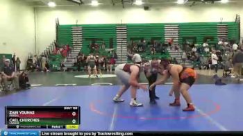 285 lbs Cons. Round 1 - Cael Churches, Laramie vs Zain Younas, Powell