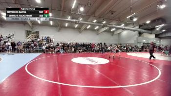 120 lbs Champ. Round 2 - Maverick Basta, Pueblo West vs Emmett Alexander, ThunderRidge