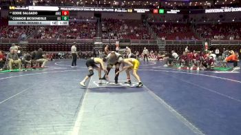 3A-106 lbs Cons. Round 4 - Eddie Salgado, Ankeny vs Connor McGonegle, Iowa City, Liberty