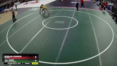 Cons. Round 2 - Zac Snow, Lincoln Southwest vs Quinlan Johnson, Fremont