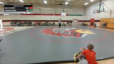 75-78 lbs Round 3 - Trenton Lowe, Greybull MS vs Isaac Haddix, Thermopolis Middle School