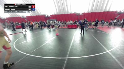 190 lbs Cons. Quarters - William Julian, Forge vs Brady Baer, Team Nazar Training Center