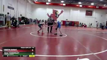 113 lbs Champ. Round 1 - Sean Tankersley, Lawrence North vs Griffin Knight, Eastern Hancock Royals