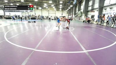 112 lbs Consi Of 16 #1 - Jaiven Zorrilla, NJ vs Micah Brooks, TN